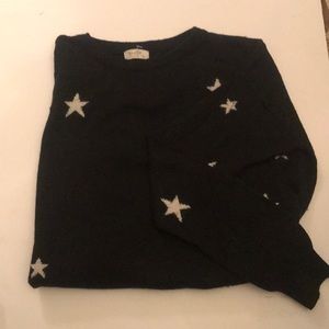Brandy Melville John Galt Black sweater w/ Stars
